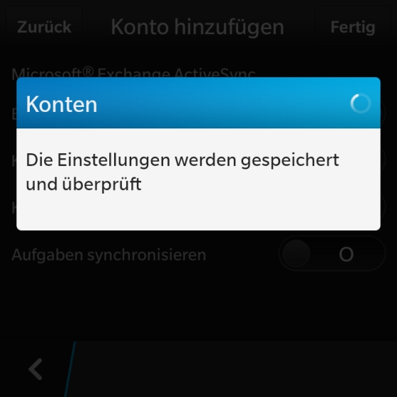 Hotmail Account auf dem BlackBerry 10 einrichten