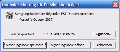 Outlook Backup