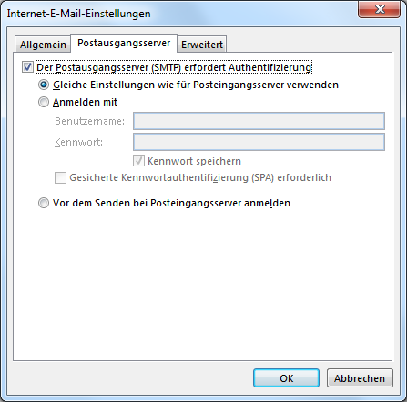 GMX E-Mail-Konto in Outlook hinzufügen