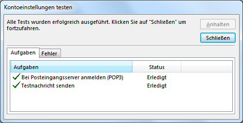 GMX E-Mail-Konto in Outlook hinzufügen