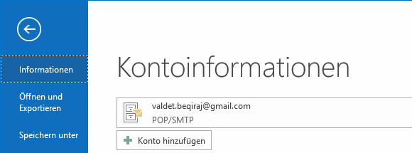 iCloud Mail in Outlook 2016