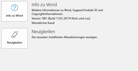 Office 2019 entfernen