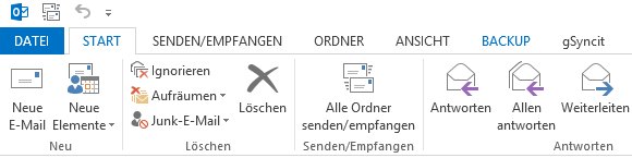 Outlook 2013 PST-Datei automatisch sichern