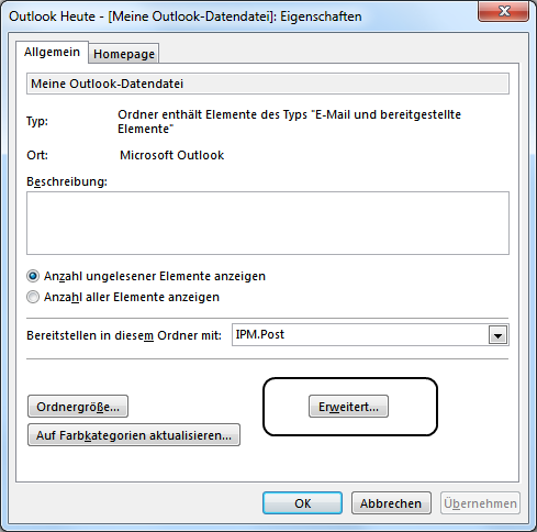 Outlook 2013 PST-Datei reparieren