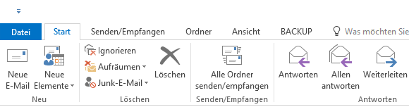 Outlook 2016 PST-Datei automatisch sichern