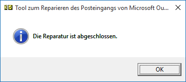 Outlook 2016 PST-Datei reparieren