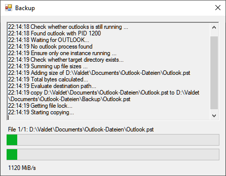 Outlook 2021 PST-Datei automatisch sichern