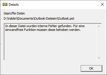 Outlook 2021 oder Outlook 365 PST-Datei reparieren