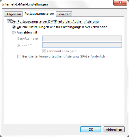 Outlook.com IMAP E-Mail-Konto in Outlook hinzufügen