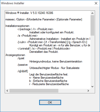 Windows Installer